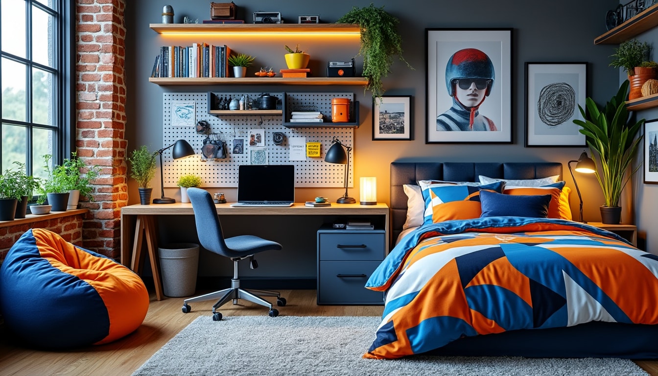 découvrez des idées inspirantes pour décorer la chambre de votre adolescent garçon avec des styles uniques et personnalisés. transformez son espace en un lieu qui reflète sa personnalité, ses passions et ses intérêts grâce à nos conseils pratiques et astuces décoratives.
