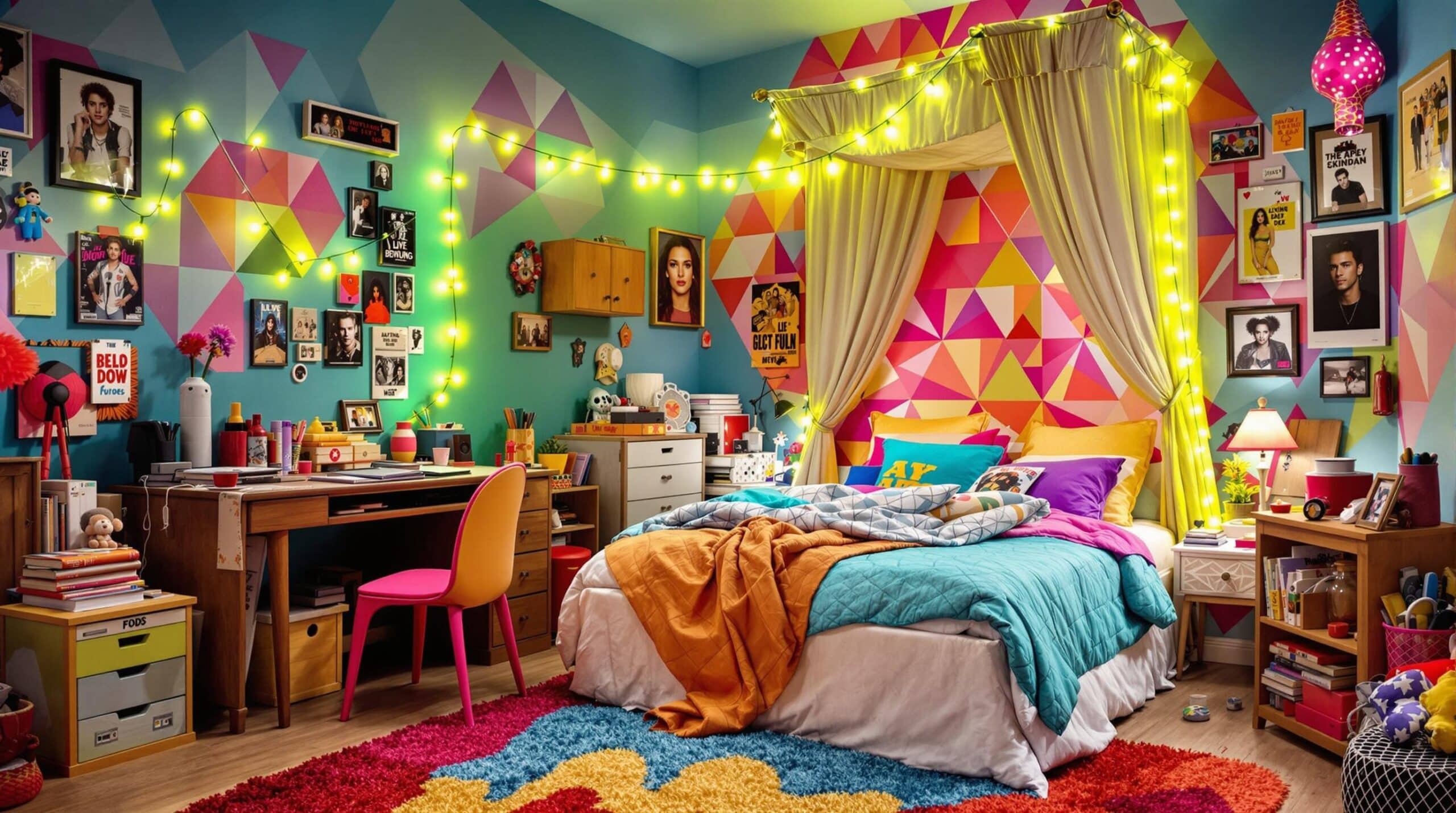 découvrez nos conseils pour aménager une chambre d'ado à la fois tendance et fonctionnelle. inspirez-vous de nos idées de décorations et créez un espace personnalisé qui reflète la personnalité de votre adolescent. aménagement pratique et style moderne au rendez-vous !