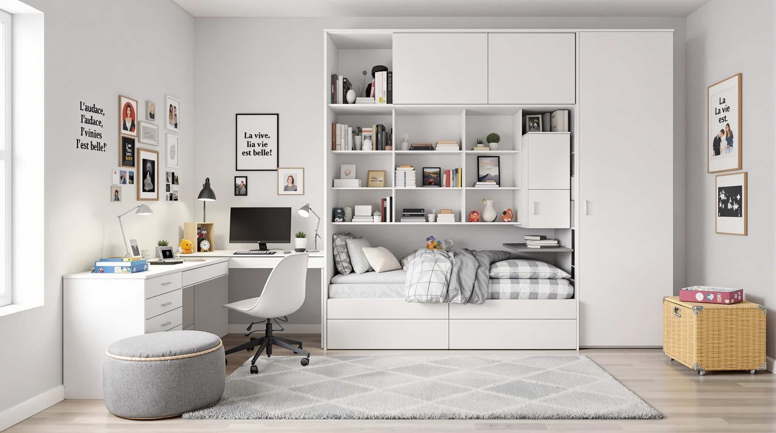 découvrez nos conseils pour aménager une chambre d'ado à la fois tendance et fonctionnelle. transformez l'espace avec des décorations modernes et des astuces pratiques pour satisfaire les besoins de votre adolescent.