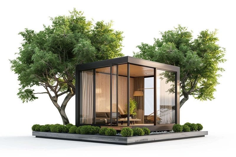 Polyvalence d'utilisation d'une cabane modulable